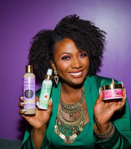 Gwen Jimmere with Products