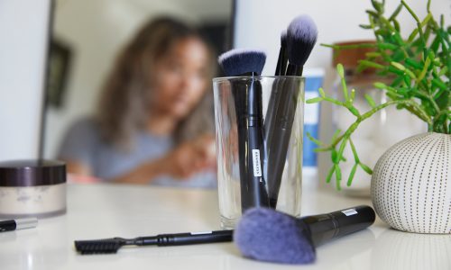 beauty cosmetic brushes