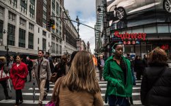 new york city pedestrians