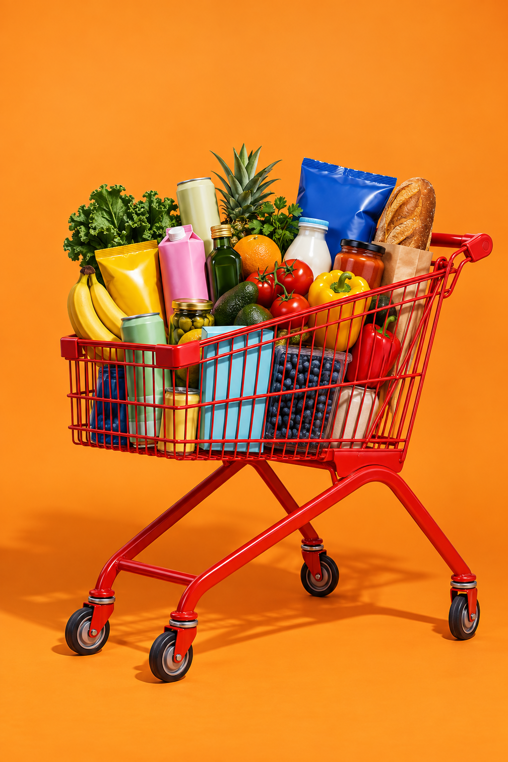 Shopping Cart Orange