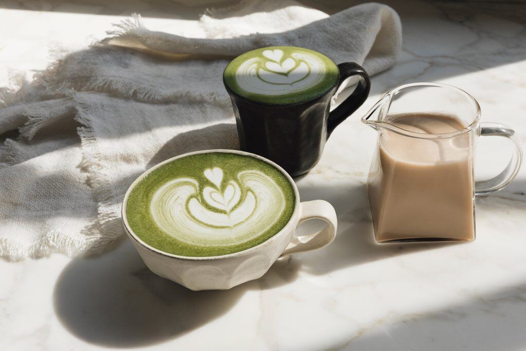 Tache pistachio milk matcha