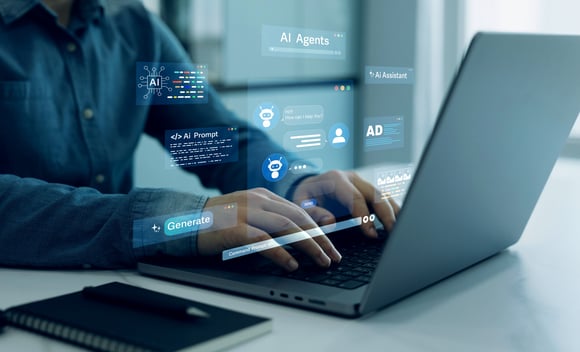 Individual using Artificial Intelligence 